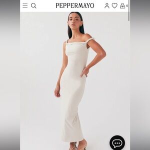 Beige Maxi dress | Peppermayo
